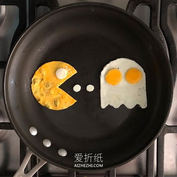 怎么做创意煎鸡蛋的作品图片- www.aizhezhi.com