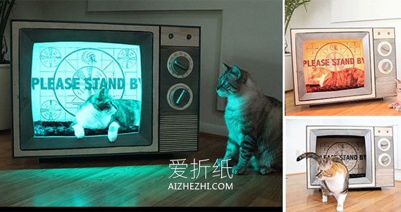 怎么做猫爬架的创意作品图片- www.aizhezhi.com