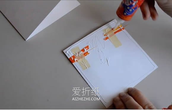 怎么用卡纸做简约可爱母亲节卡片的方法图解- www.aizhezhi.com