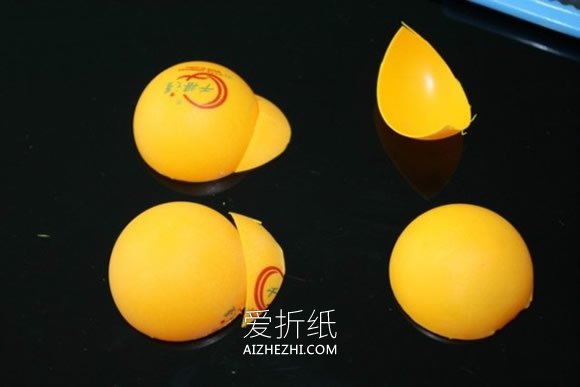 怎么用乒乓球做七星瓢虫的方法图解- www.aizhezhi.com