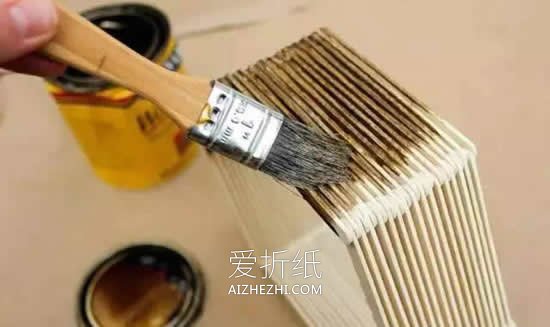 怎么用冰棍棒做六边形花架的方法图解- www.aizhezhi.com