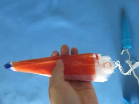 怎么用塑料袋做降落伞玩具的方法图解