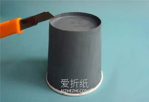 怎么用一次性纸杯做大象的方法图解- www.aizhezhi.com