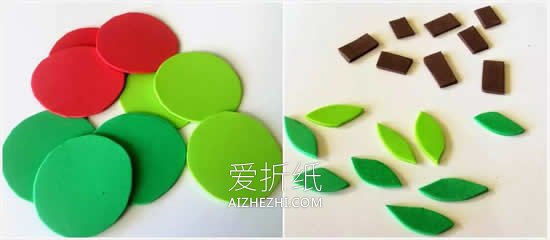 怎么用冰棍棒做苹果书签的方法图解- www.aizhezhi.com