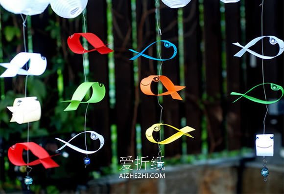 怎么用卡纸做立体小鱼和螃蟹的方法图解- www.aizhezhi.com