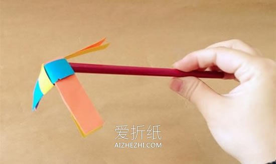 怎么简单折纸风车玩具的折法图解- www.aizhezhi.com
