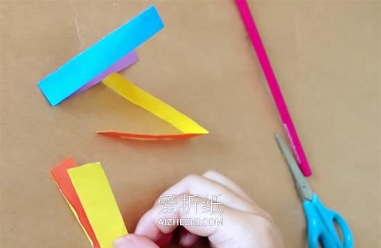 怎么简单折纸风车玩具的折法图解- www.aizhezhi.com