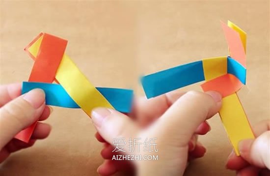 怎么简单折纸风车玩具的折法图解- www.aizhezhi.com