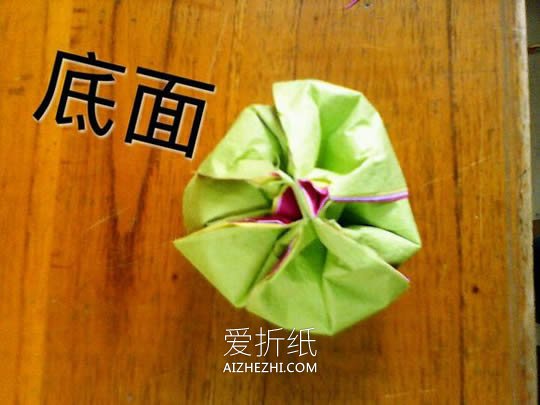 怎么用彩纸做立体荷花的方法图解- www.aizhezhi.com