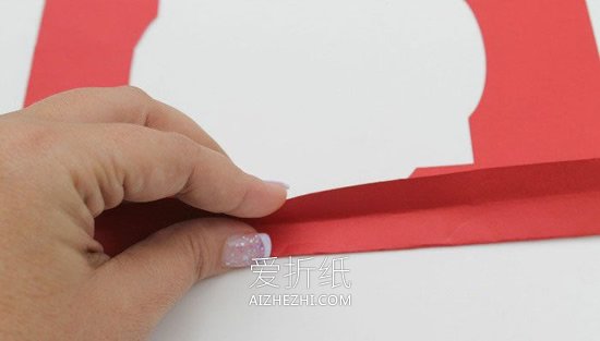 怎么用卡纸做相框风格立体感恩节贺卡的方法图解- www.aizhezhi.com