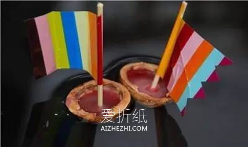 怎么用核桃壳简单做小船的方法图解- www.aizhezhi.com