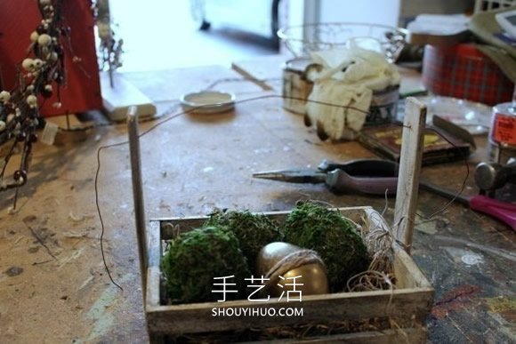 板条箱改造DIY老旧复活节装饰的做法教程- www.aizhezhi.com