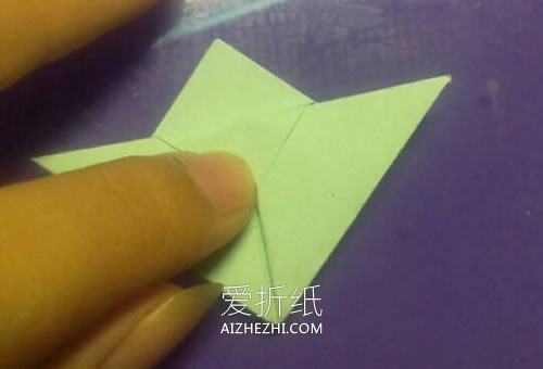 怎么简单折纸五瓣花的折法图解- www.aizhezhi.com