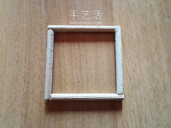 用木棍制作立体几何灯罩灯饰的做法教程- www.aizhezhi.com