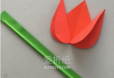 怎么用卡纸简单做康乃馨的方法图解- www.aizhezhi.com