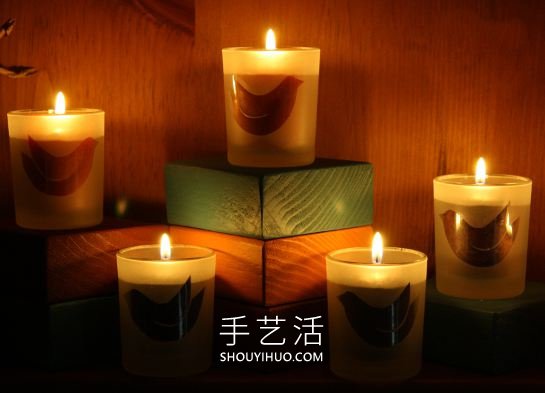 DIY蚀刻风格玻璃烛台的做法教程- www.aizhezhi.com
