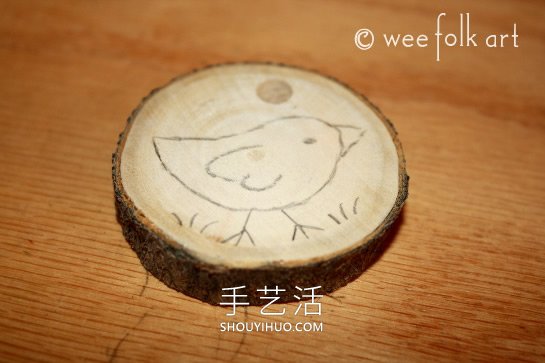 木制纪念章吊坠的制作方法图解教程- www.aizhezhi.com