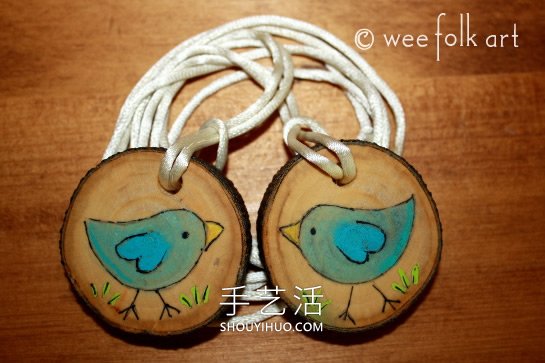 木制纪念章吊坠的制作方法图解教程- www.aizhezhi.com