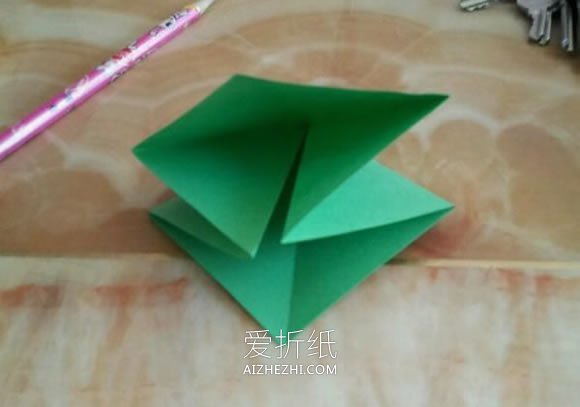 怎么简单折纸可爱收纳盒的折法图解- www.aizhezhi.com