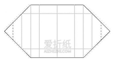 怎么折纸基本方形纸盒的折法图解- www.aizhezhi.com