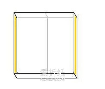 怎么折纸基本方形纸盒的折法图解- www.aizhezhi.com