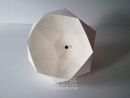 怎么用卡纸做几何灯罩的方法图解- www.aizhezhi.com