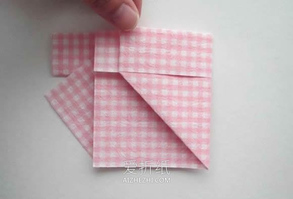怎么折纸爱心盒子有盖的折法步骤图解- www.aizhezhi.com