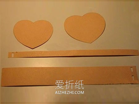 怎么用卡纸做爱心盒子的方法图解- www.aizhezhi.com