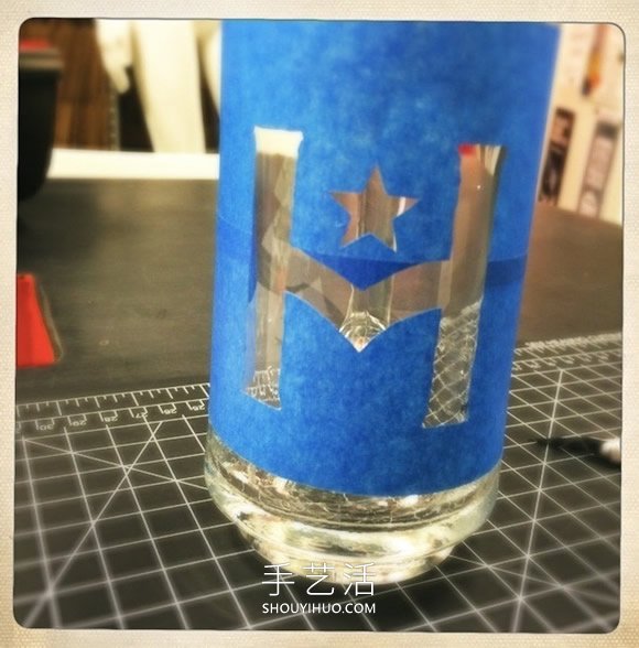 简单自制蚀刻玻璃杯的方法图解教程- www.aizhezhi.com
