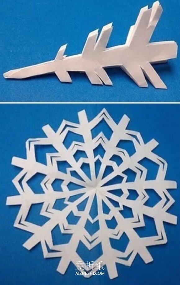 怎么剪纸雪花的图案图片- www.aizhezhi.com