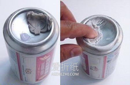 怎么用易拉罐做凹面镜的方法图解- www.aizhezhi.com