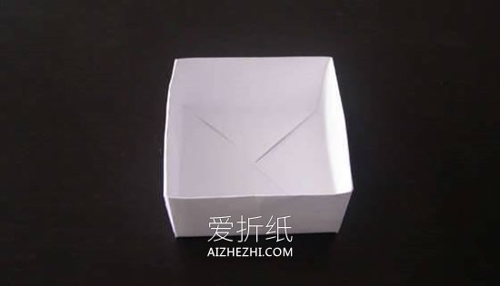 怎么简单折纸方形垃圾盒的折法图解- www.aizhezhi.com