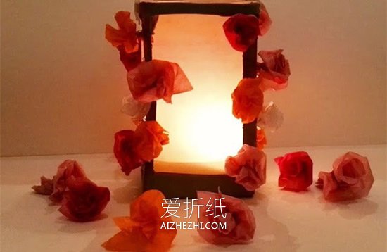 怎么用饮料盒做春节灯笼的方法图解- www.aizhezhi.com