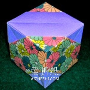 怎么简单折纸立方体的折法图解- www.aizhezhi.com