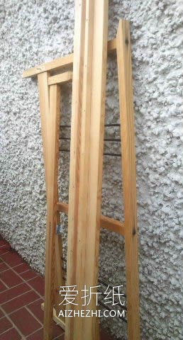 怎么用旧床架做花架的方法图解- www.aizhezhi.com