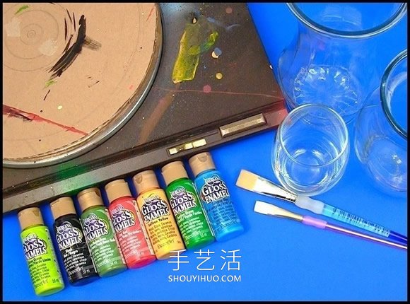 简单自制条纹花瓶的方法图解教程- www.aizhezhi.com
