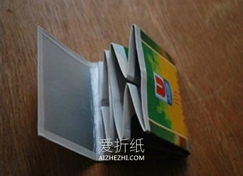 怎么用果汁盒做简易钱包的方法图解- www.aizhezhi.com