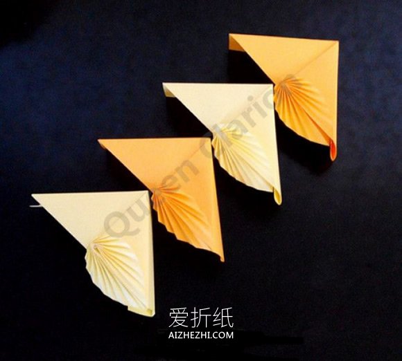 怎么折纸带盒子的花朵盖子的折法图解- www.aizhezhi.com