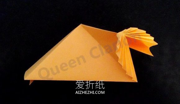 怎么折纸带盒子的花朵盖子的折法图解- www.aizhezhi.com