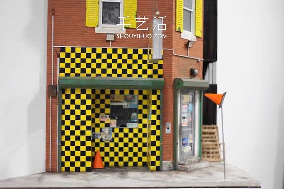 精心还原每个细节！费城最破旧社区建筑模型- www.aizhezhi.com