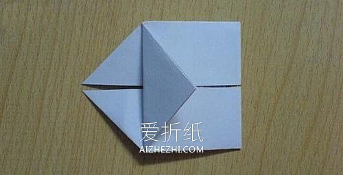 怎么将情书折成爱心的折法图解- www.aizhezhi.com