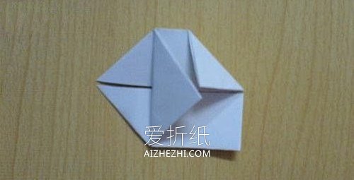 怎么将情书折成爱心的折法图解- www.aizhezhi.com