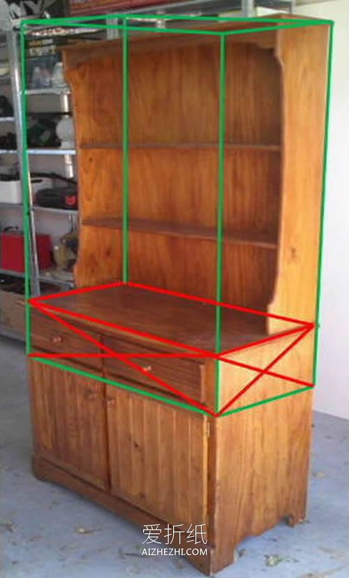 怎么用旧书架改造鸟柜的方法图解- www.aizhezhi.com