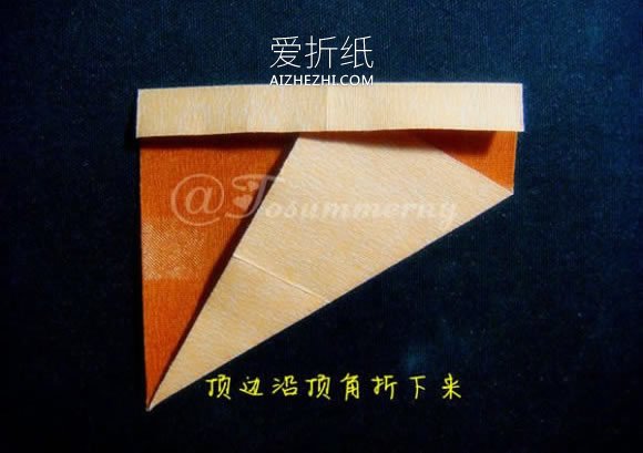 怎么折纸空心五角星的折法图解- www.aizhezhi.com