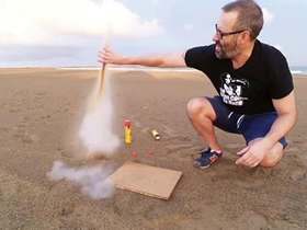 怎么用可乐做水火箭的方法图解