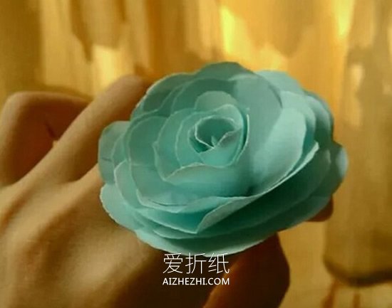 怎么用彩纸做牡丹花的方法图解- www.aizhezhi.com