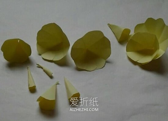 怎么用彩纸做牡丹花的方法图解- www.aizhezhi.com