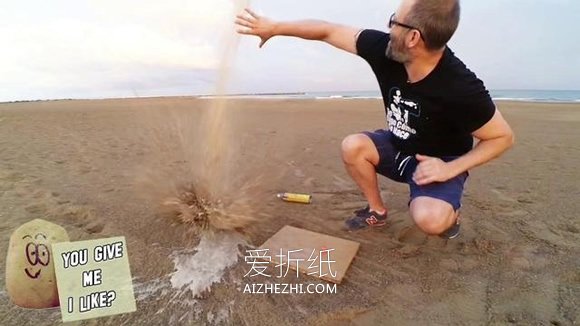 怎么用可乐做水火箭的方法图解- www.aizhezhi.com