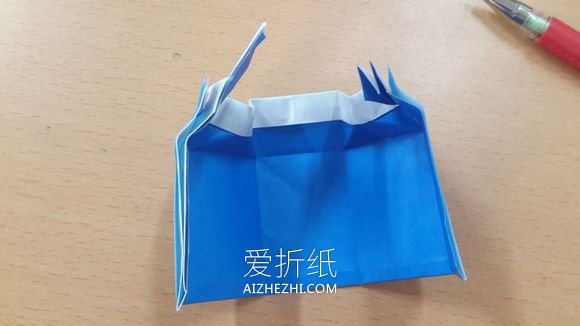 怎么折纸盒装牛奶的方法图解- www.aizhezhi.com