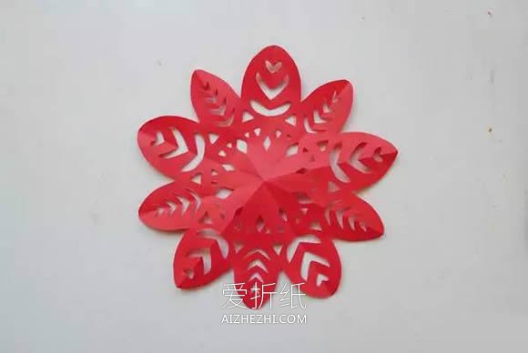 怎么剪纸八瓣窗花的剪法图解- www.aizhezhi.com